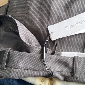 Calvin Klein Pinstripe Trousers ~ 20W